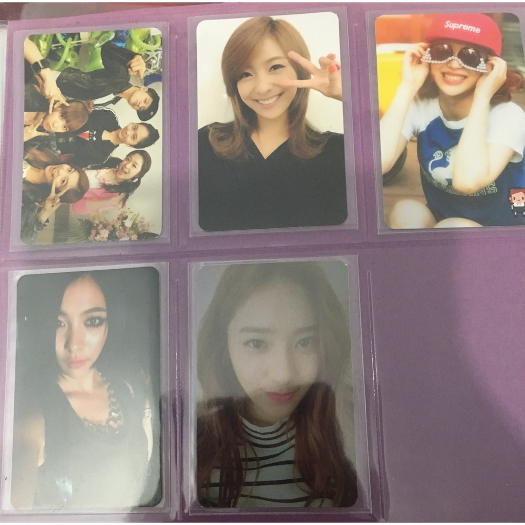 OFFICIAL F(X) ALBUM PHOTOCARDS