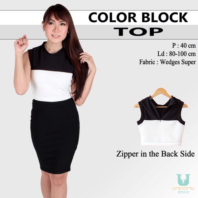 Colour block top