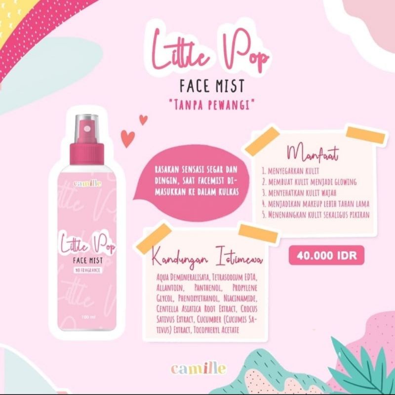 Little pop face mist Camille