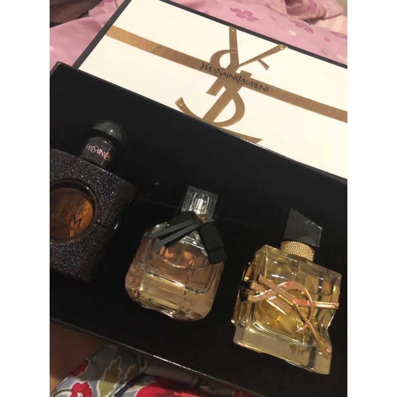 YSL 3 pc perfume set