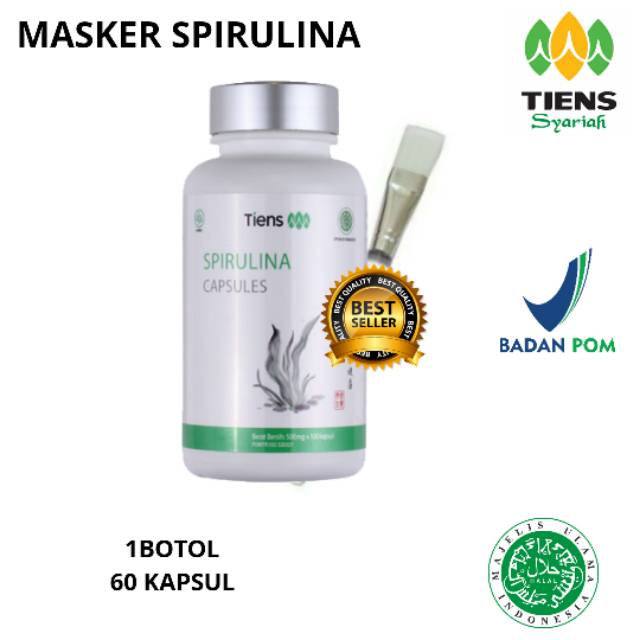 Masker wajah spirulina