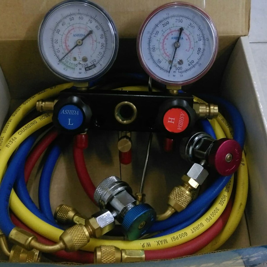 Manofold Set Ashida R134a