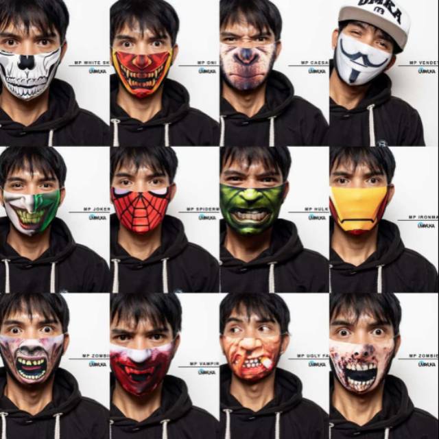 Masker karakter Hero