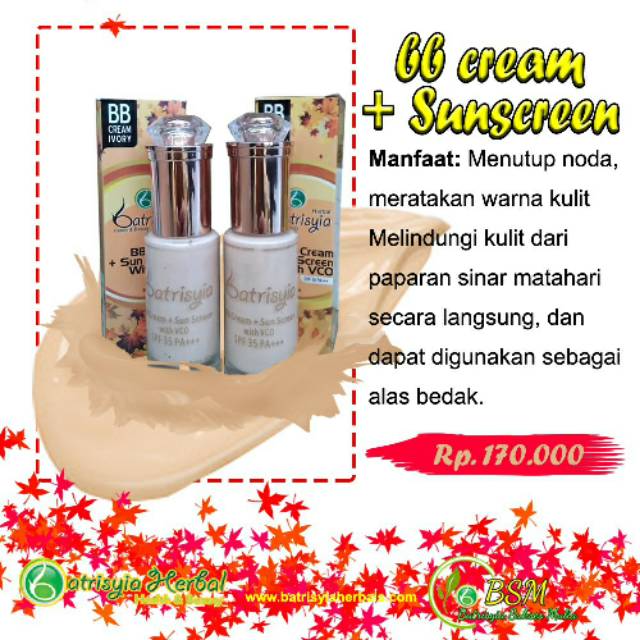BB Cream + Sunscreen Batrisiya
