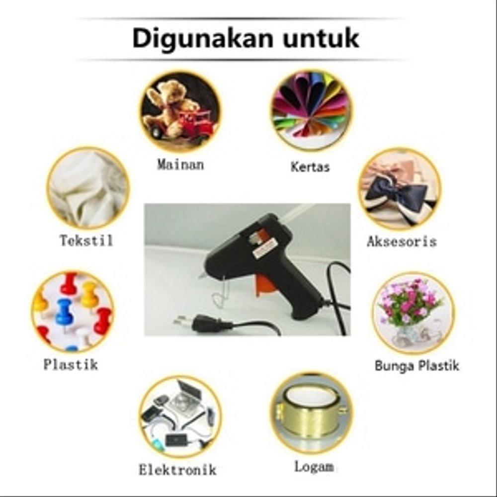 Lem tembak Glue Gun Murah
