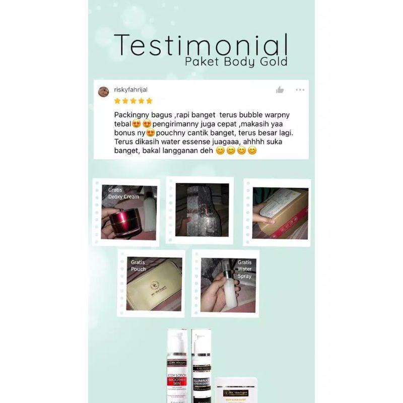 paket body gold