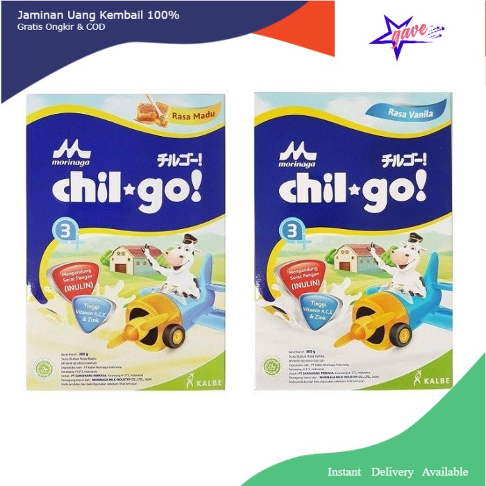 [ COD ] Chil Go 3+ Vanila Dan Madu 300gr - Vanila