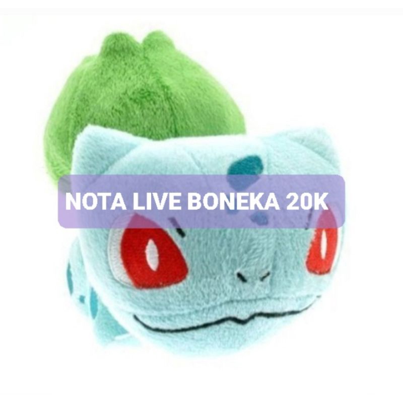 NOTA LIVE BONEKA 20K+adm
