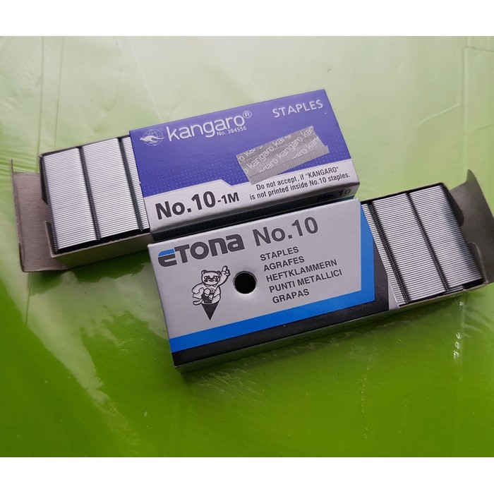 Isi Stapler 1 cm / Per Dus Kecil / Staples Steples Stepler