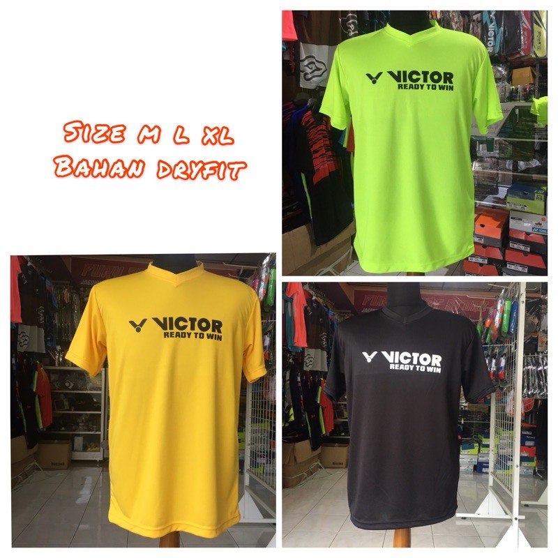 kaos badminton victor v1