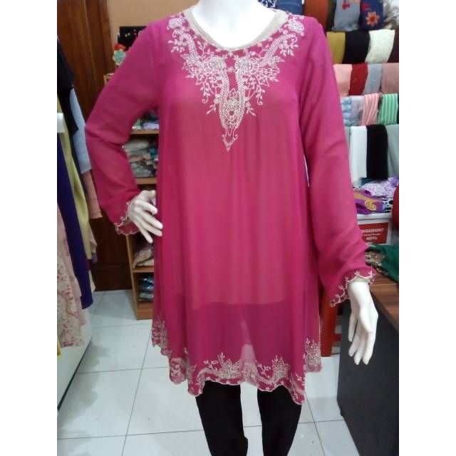 Blus Tunik Full Bordir