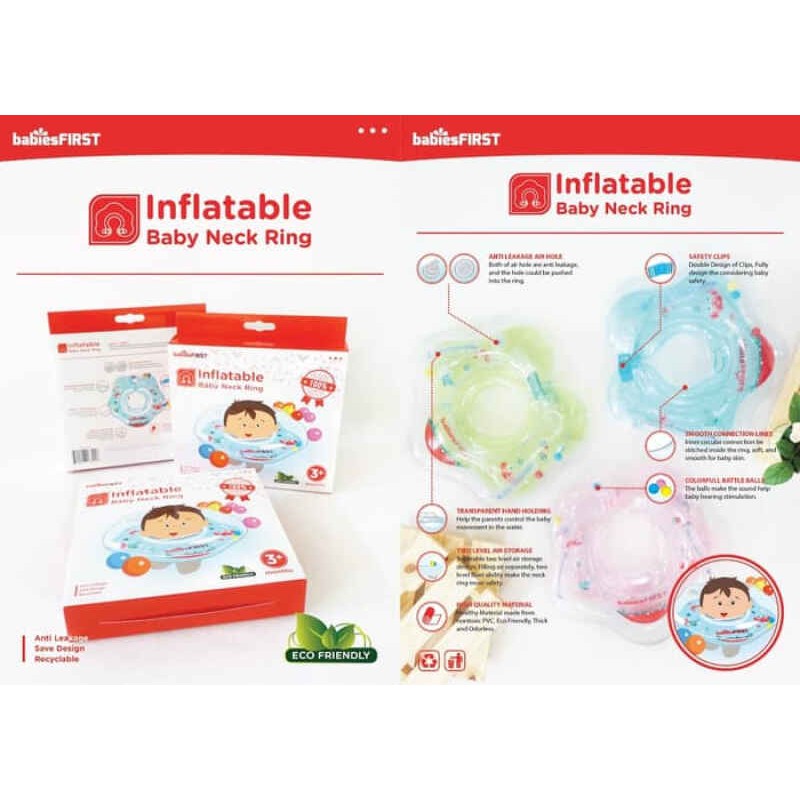 Babies First Inflatable Baby Neckring