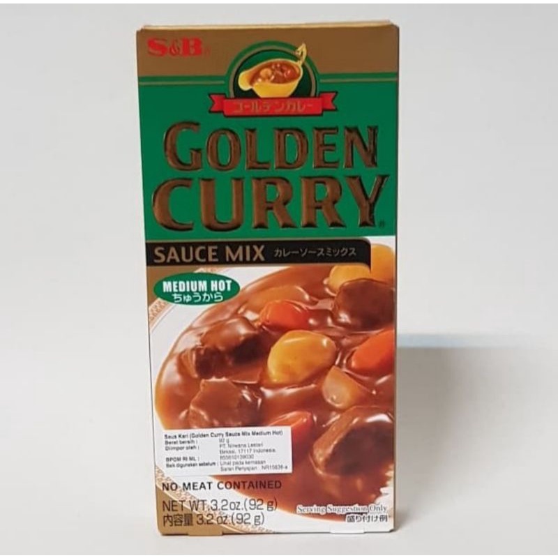 Golden Curry Medium Hot 92 gr