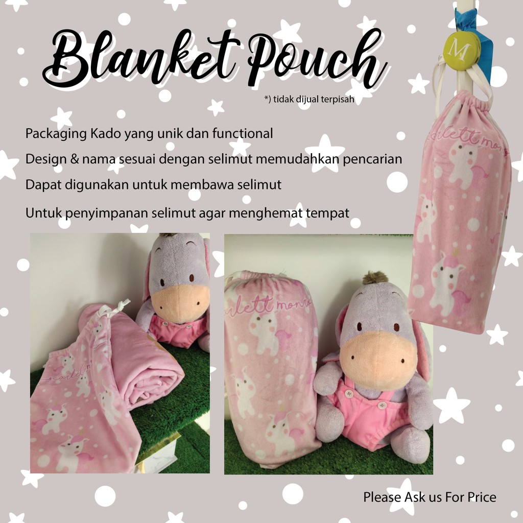 Custom Blanket with Pouch