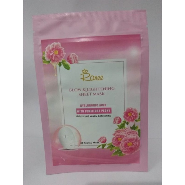 Glow & ligtening sheet mask