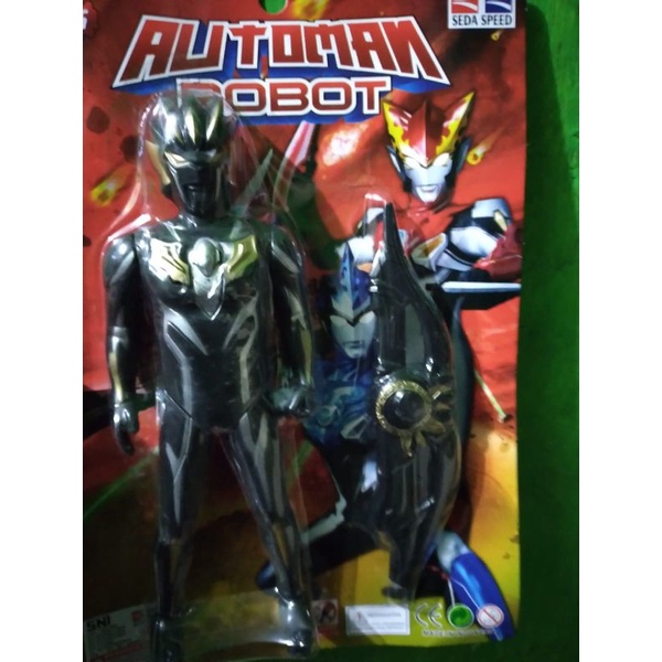 mainan robot utramen/automen