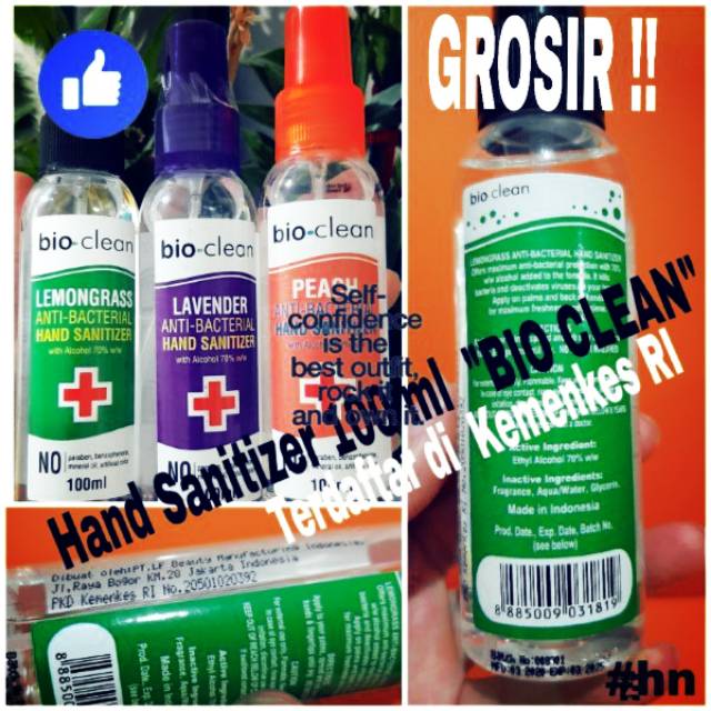 Hand Sanitizer Bio Clean 100ml