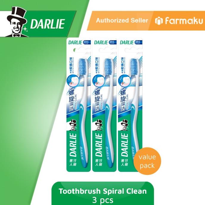 Value Pack Darlie Toothbrush Spiral Clean 1S