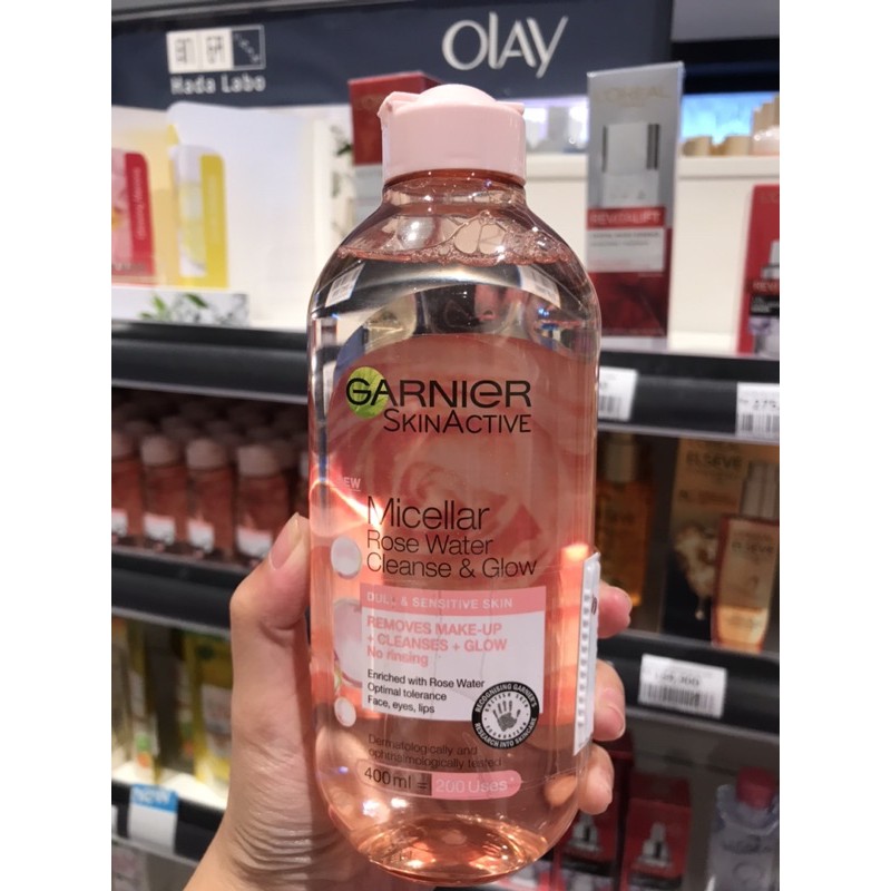 Garnier Micellar Rose Water Cleanse&Glow