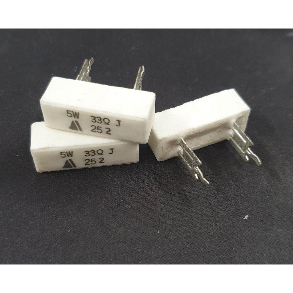 Resistor Keramik 5w 33Ohm 33 Ohm