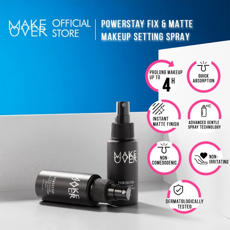 MAKE OVER POWERSTAY FIX&MATTE MAKE UP SETTING SPRAY 50 ML