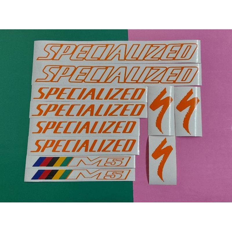 Stiker Sepeda Specialized m5