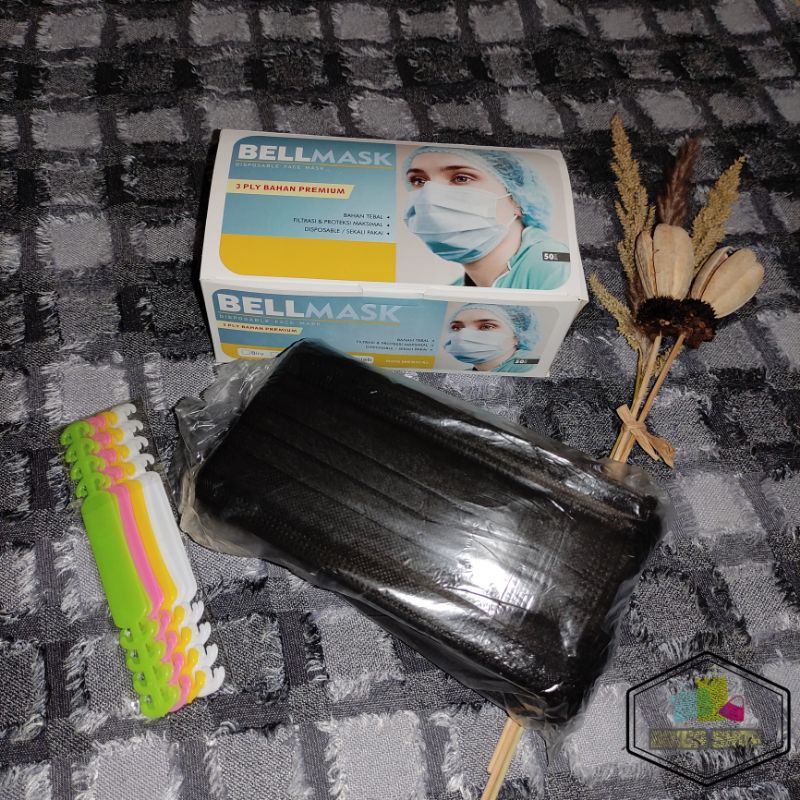 Masker Earloop Hitam