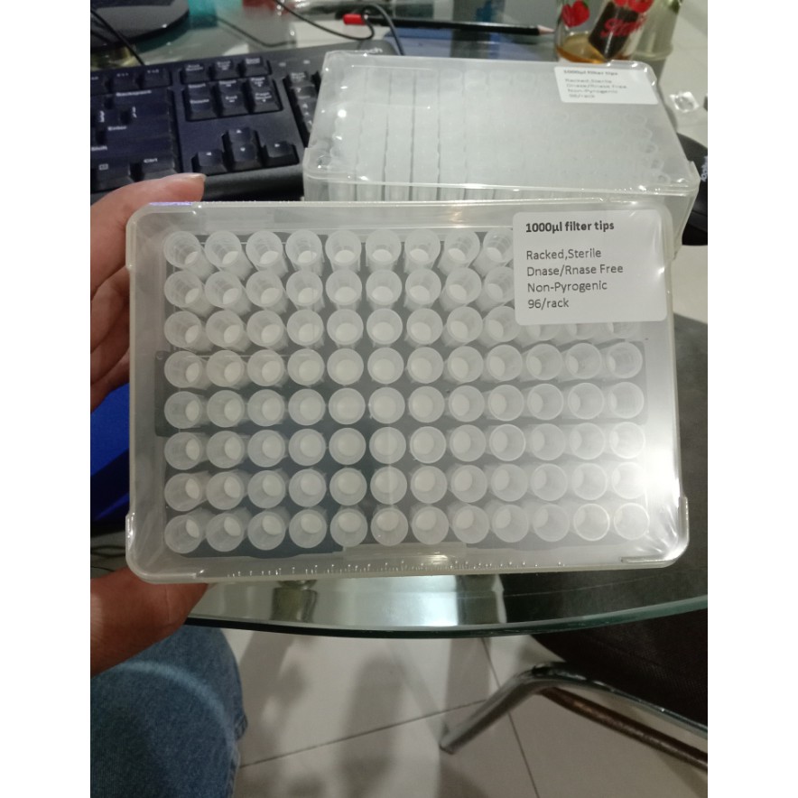 Filter Tips 1000 uL Steril Universal Pipette Tip with Filter