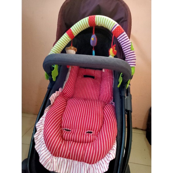 Stroller baby cocolatte hiro red (preloved)