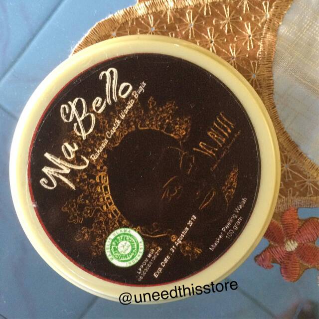 MASKER HITAM PEELING