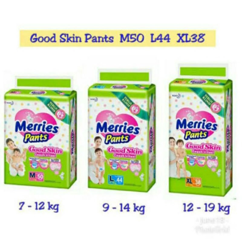 Merries M50 L44 XL38