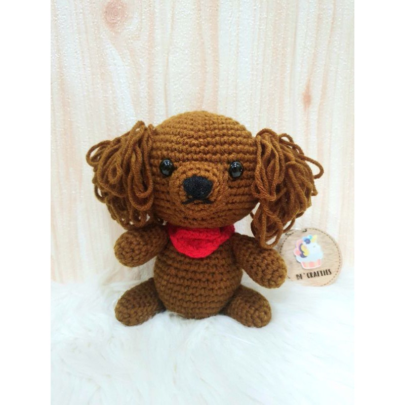 boneka rajut  doggie