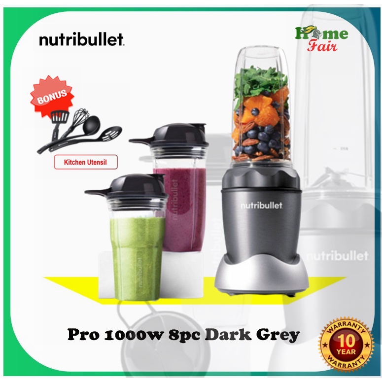 NUTRIBULLET PRO 1000W 8-PC DARK GRAY