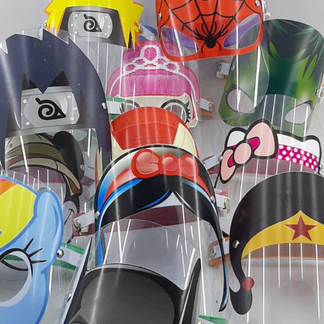 Face shield topeng anak