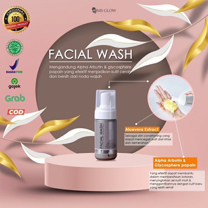 Facial wash msglow