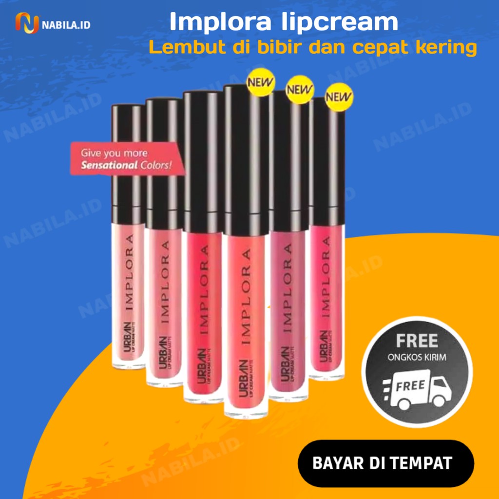 IMPLORA Urban Lip Cream Matte Original BPOM implora