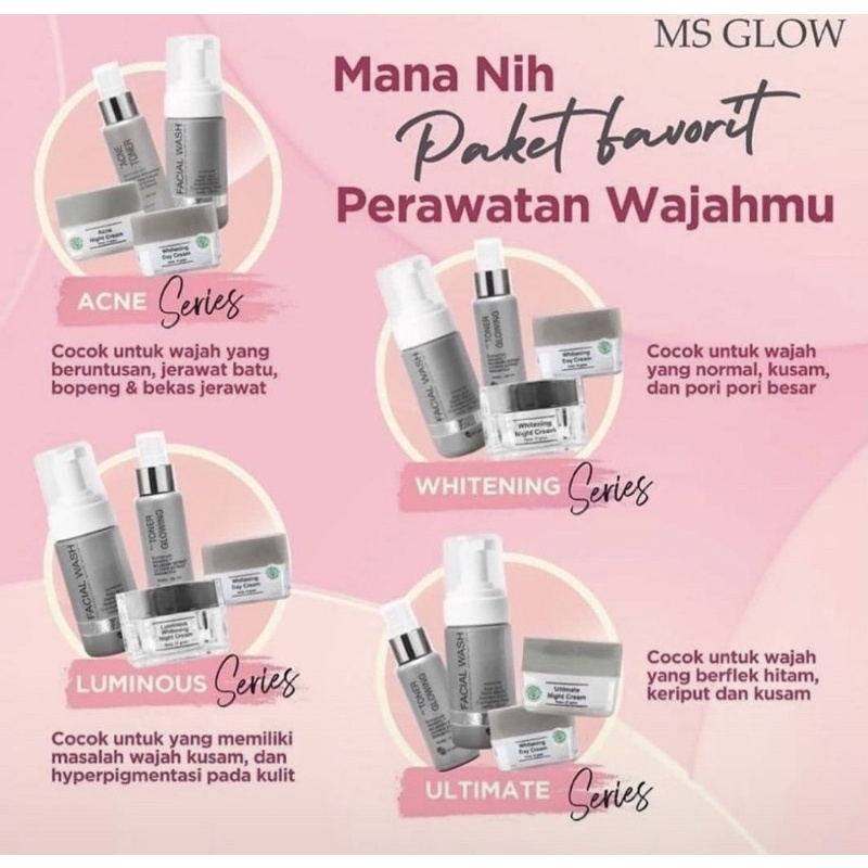 MS GLOW TERMURAH ORIGINAL FULL BARCODE