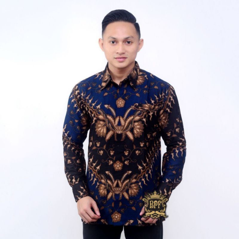 kemeja batik pria modern