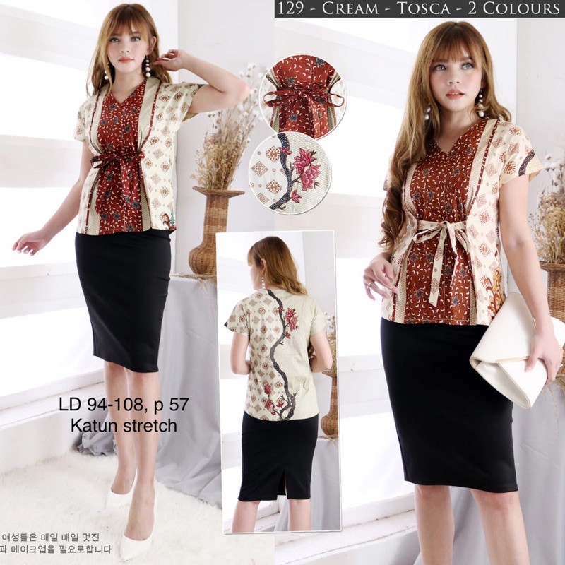 atasan batik murah kode 129