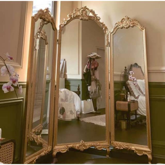 Kaca cermin kaca rias standing miror