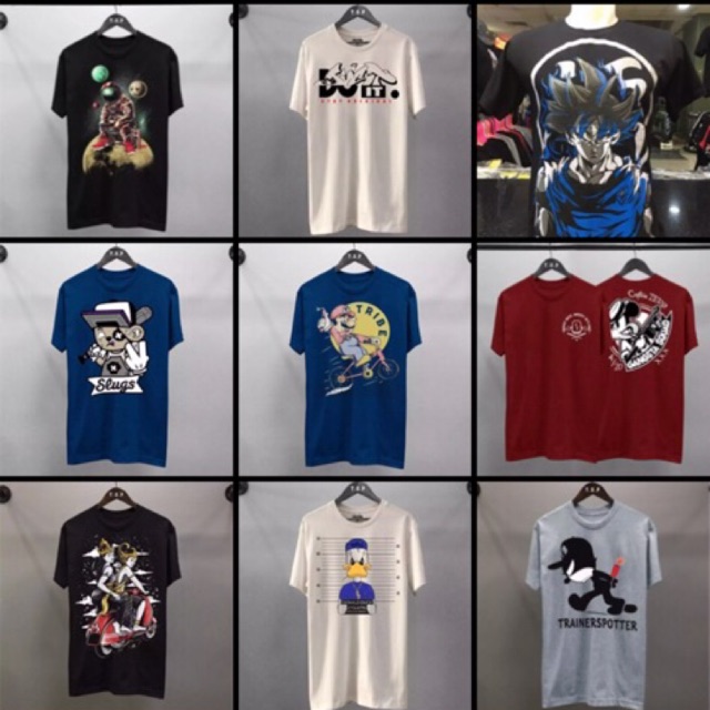 Baju distro kaos random