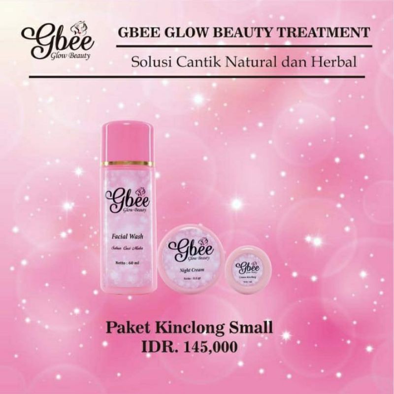 paket kinclong small (putih glowing)