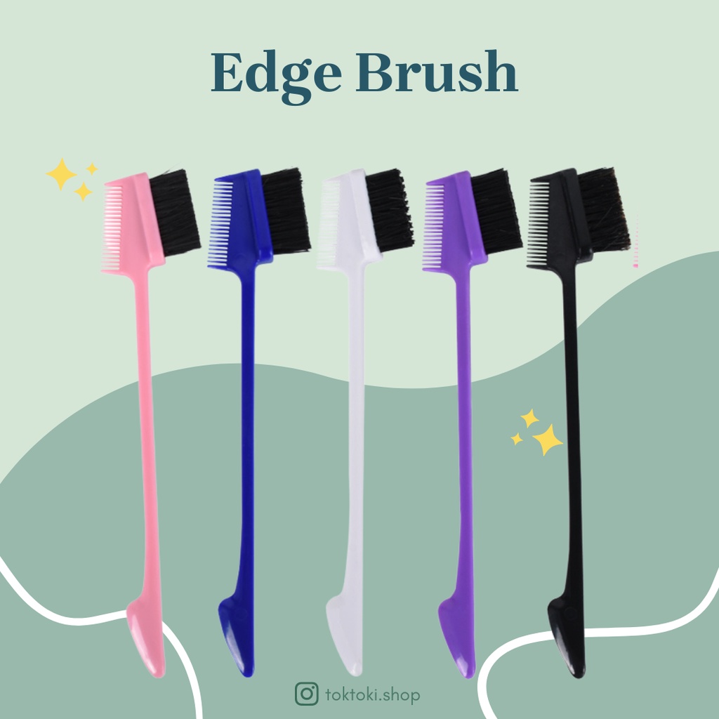 Edge Brush (Double Sided Brush Comb)