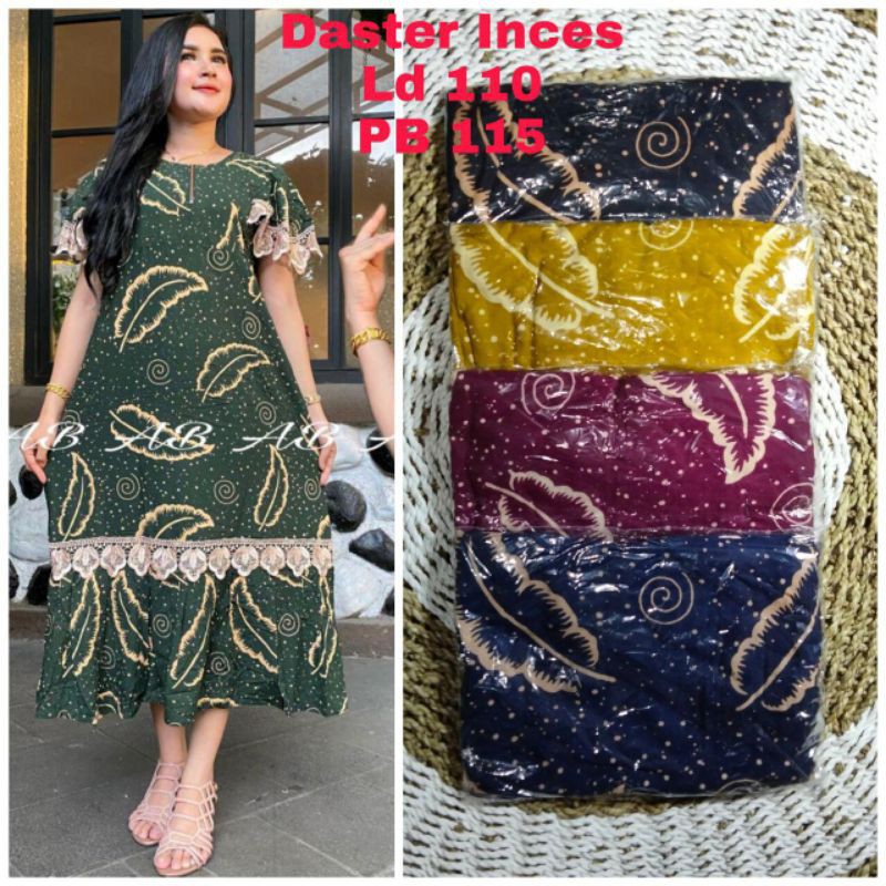Daster Arab Motif Bulu