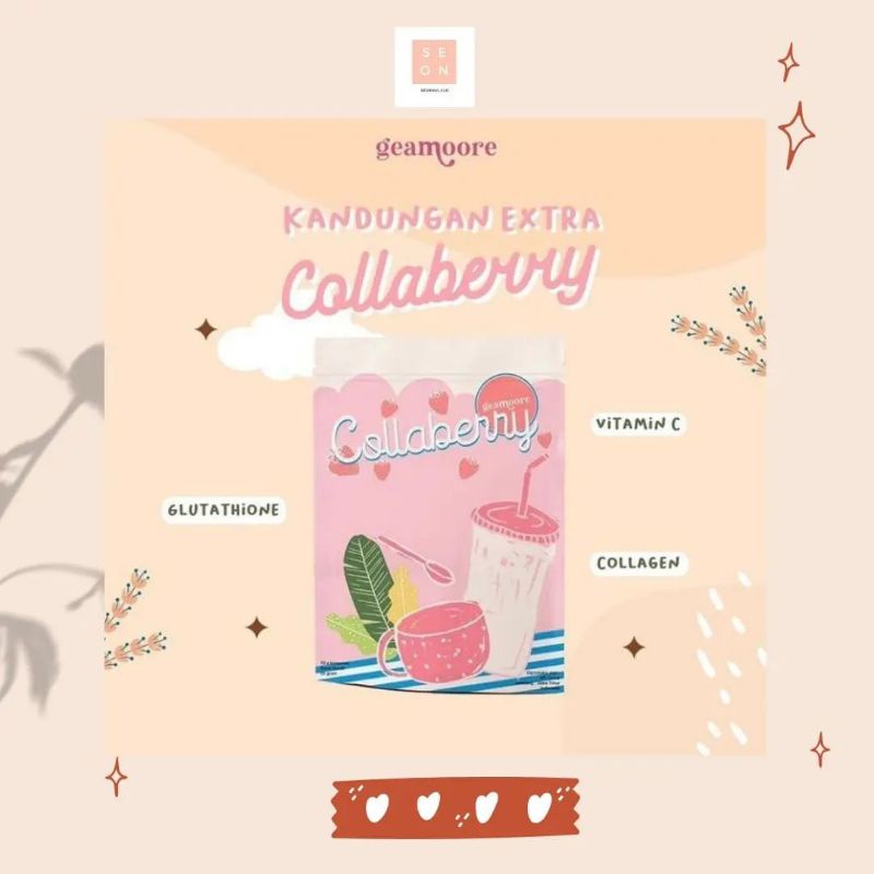 Collagen Drink Geamoore Collaberry Collachoco
