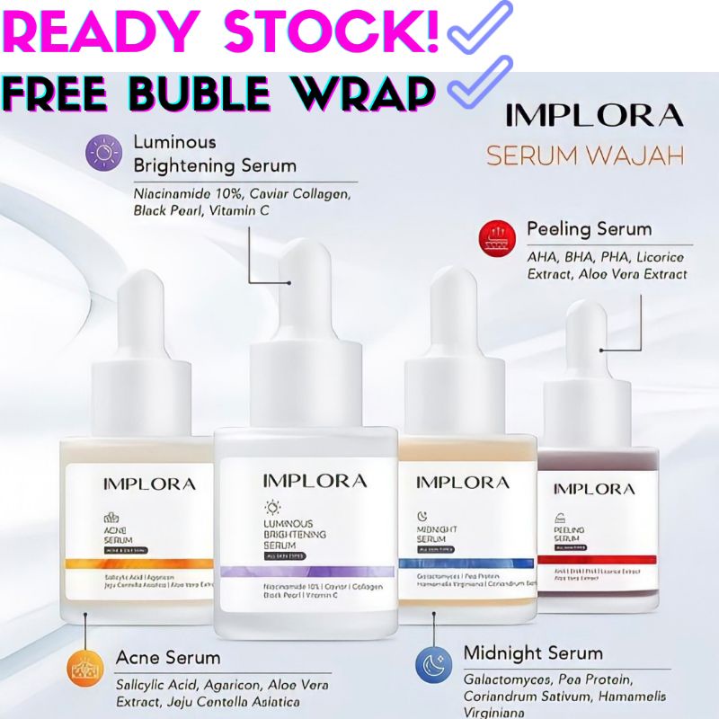 Implora Serum Wajah 20 ml - Face Serum Implora <br/>