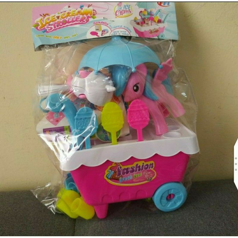 troly ice cream kecil