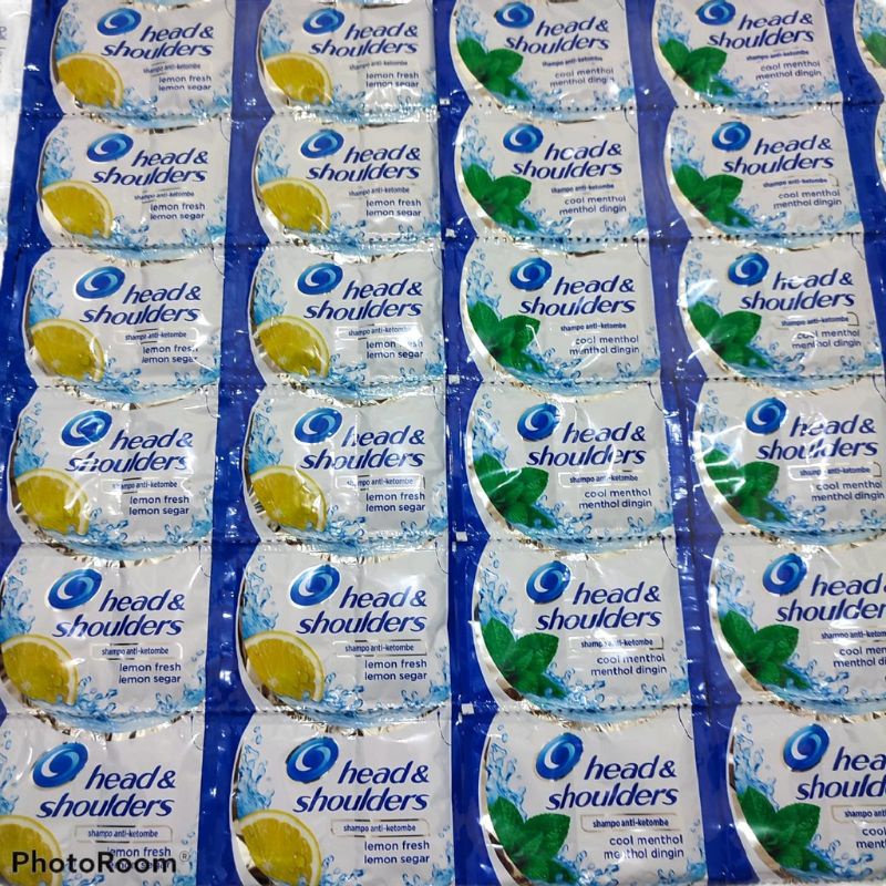 shampo haed & shoulders 12psc