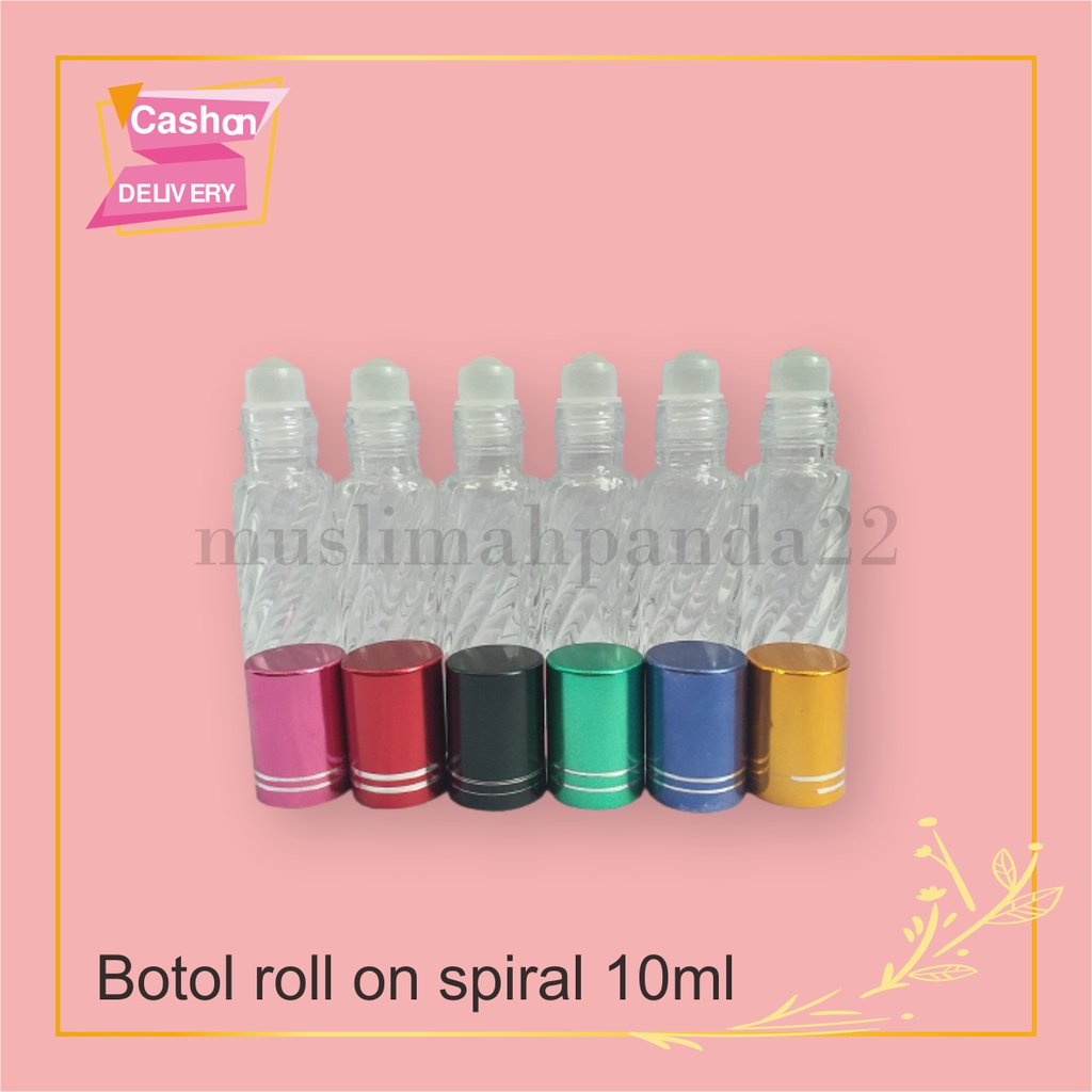 Botol Parfume Roll On Spiral 10ML