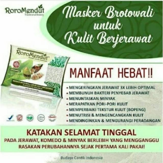 MASKER BROTOWALI RORO MENDUT